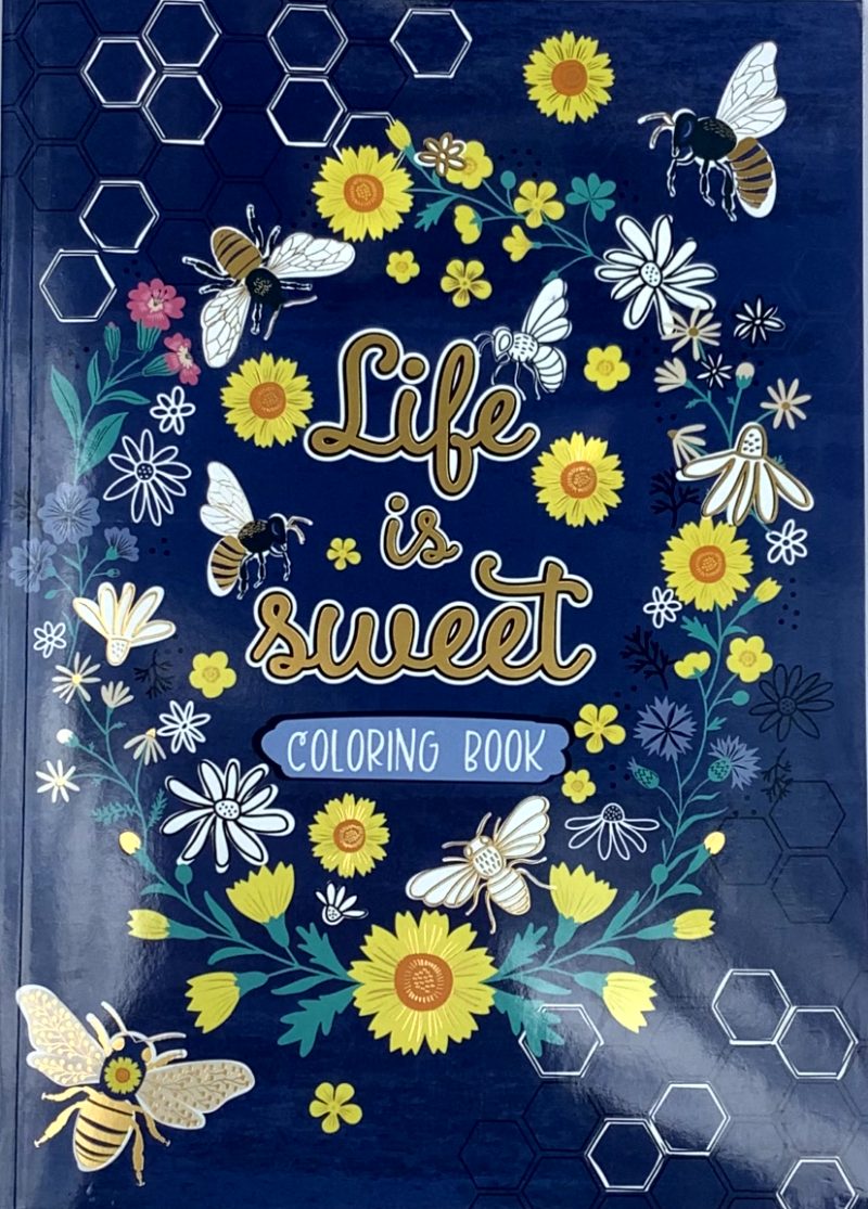 Life is sweet colouring book