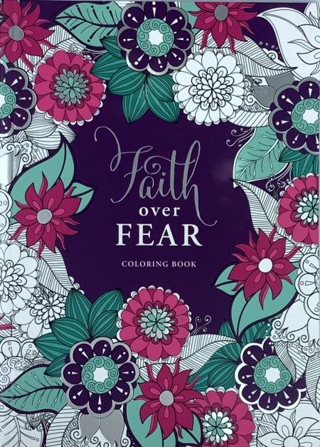 Faith over fear colouring book
