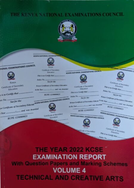 KNEC Examination Report Vol 4