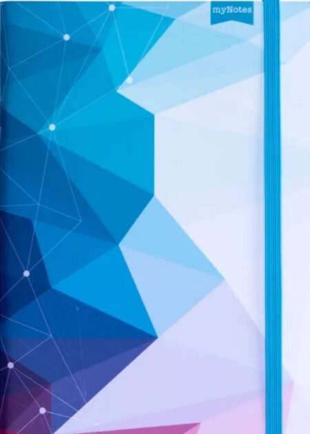 MyNotes Geometric BluePink Journal