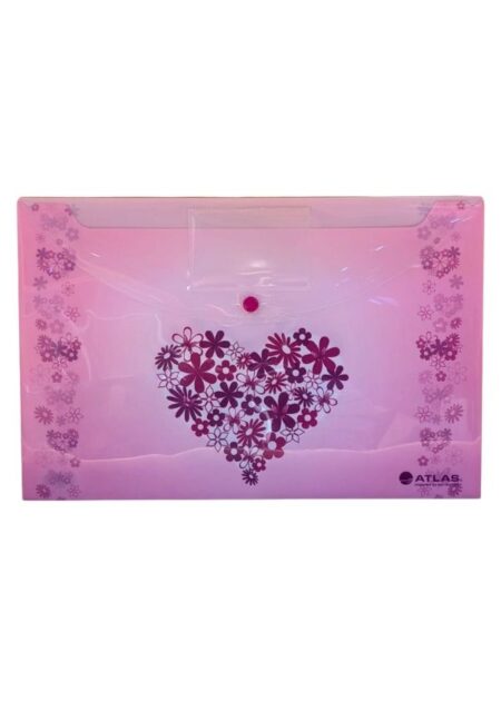 Flower Heart Clear Bags