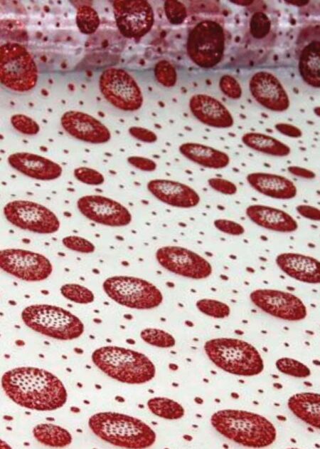 Material Wrapping Paper with Circles