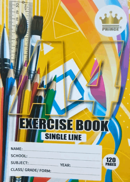 Prince Exercise Book A4 Single Line