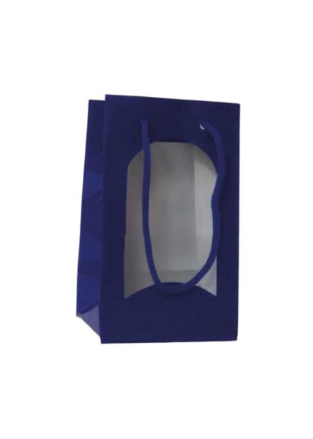Bag window dark blue
