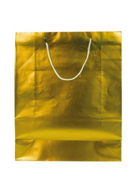 Gift bag foil gold