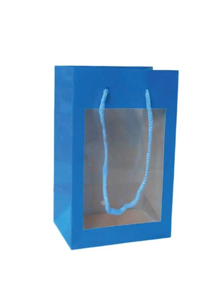 Bag window blue