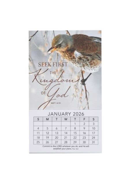 Mini Magnetic Calendar - 2026