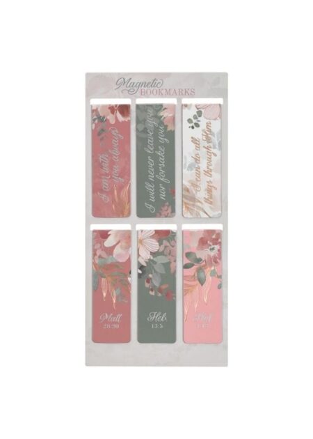 Magnetic  Book Mark - Foiled Floral
