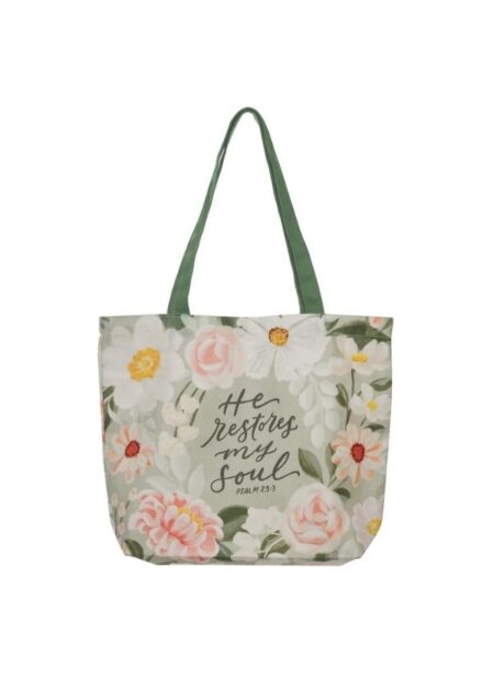 Tote Bag - He Restores My Soul