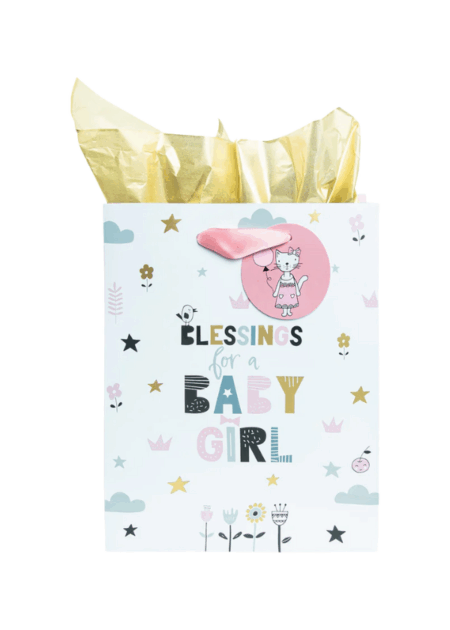 Gift Bag - Blessings For A Baby Girl