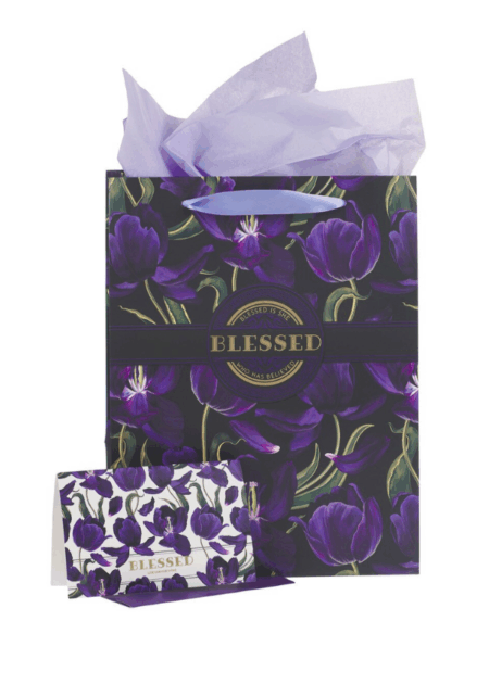 Gift Bag - Blessed Purple
