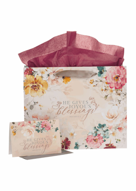 Gift Bag - He Gives Joyous Blessings